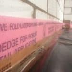 Wall Protection for Screed Preparation - pink polystyrene
