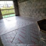 Insulation Installation - floor insulation complete