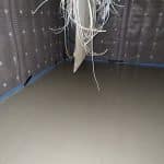 close up of Concrete Screed once complete