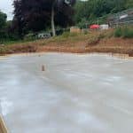 Finished Floor Screed outdoors, previous to any building work