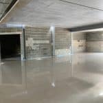 Finished Floor Screed - underground car park - complete