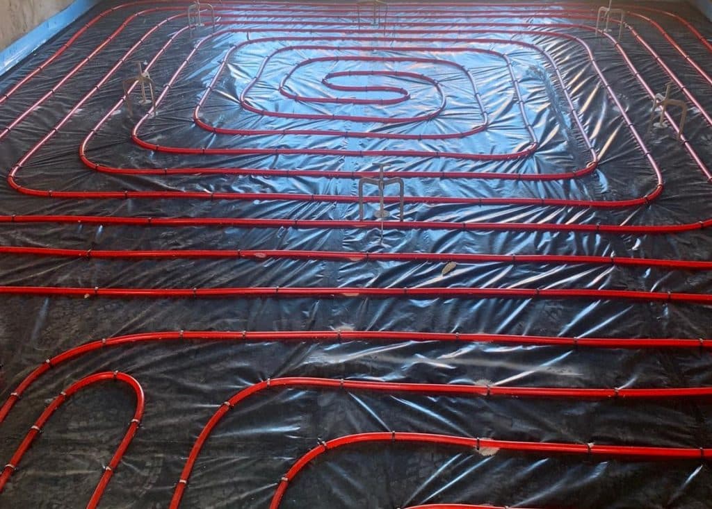 Horizontal Under Floor Heating